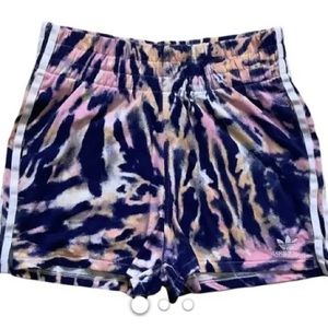 Adidas Tye Dye Navy & Pink L Shorts